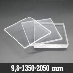 9.8X1350X2050mm Şeffaf Çekme Pleksi Levha