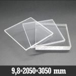 9.8X2050X3050mm Şeffaf Çekme Pleksi Levha