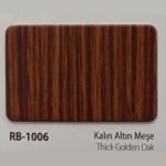 Kalın Altın Meşe Ahşap Desen Kompozit Levha