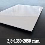 2.8X1350x2050mm Beyaz Çekme Pleksi Levha