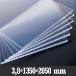 3.8X1350X2050mm Şeffaf Çekme Pleksi Levha