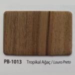 Tropikal Ağaç Ahşap Desen Kompozit Levha - Petechbond