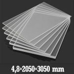 4.8X2050X3050mm Şeffaf Çekme Pleksi Levha