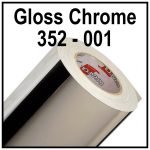 352 Oracal 001 KROM VARAK ( Çift yüzü gümüş, 23mikron ) 100 cm X 50 m